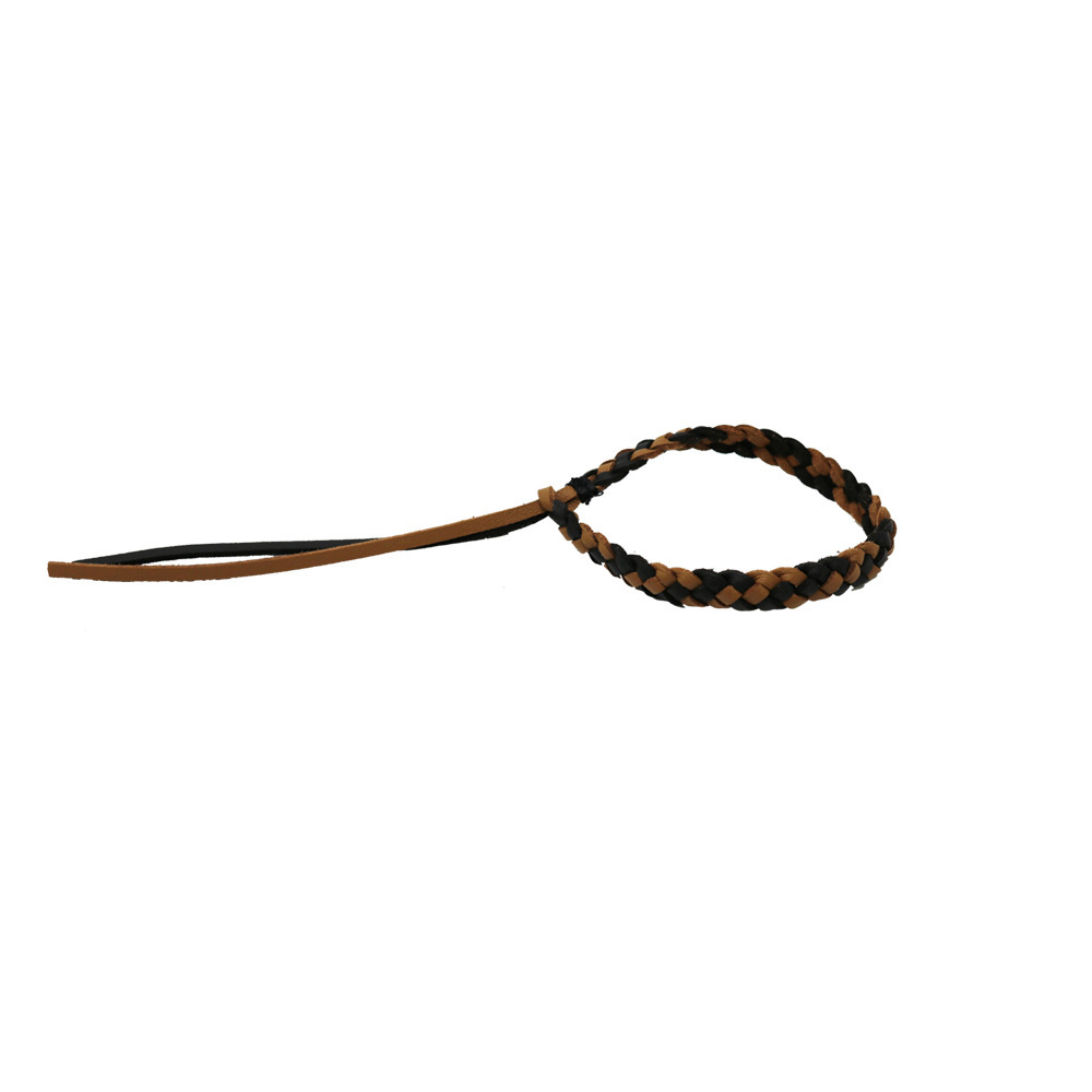 블랙+브라운 [가죽팔찌] (네이키드)