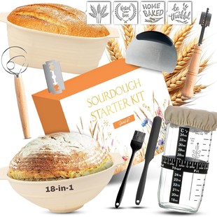 Корзина для брожения из европейского ротанга, круглая 23+ овальная 25, для выпечки хлеба, популярная трансгранично