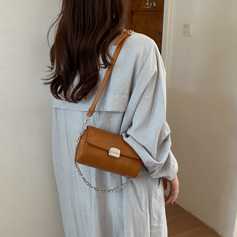 Texturas transfronterizas retro bolso pequeño para mujeres 2026 nueva moda simple bolso de hombro personalidad diaria bolso de mochila versátil image 3