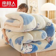 南極人の羊の小毛の布団の綿の両面の絨毛の冬は秋の冬に保温されて厚い雪の花の絨毛のベルベットの布団の芯を厚くします。