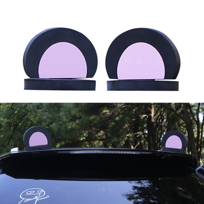 and Rabbit Ears Saplings | Body sticker - bear-ears-black-pink