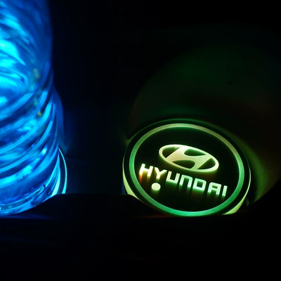 Anti-slip mat — Luminous Water Cup Mat USB - modern-single