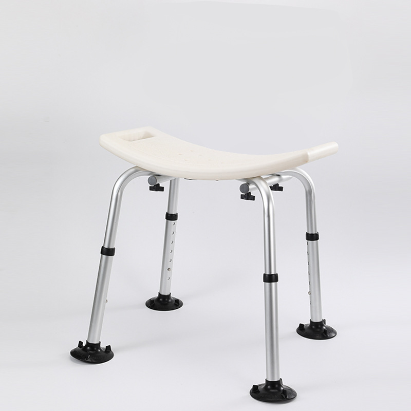 Ancianos mujeres embarazadas baño silla plegable silla ergonómica silla de ducha estable de aleación de aluminio silla de baño