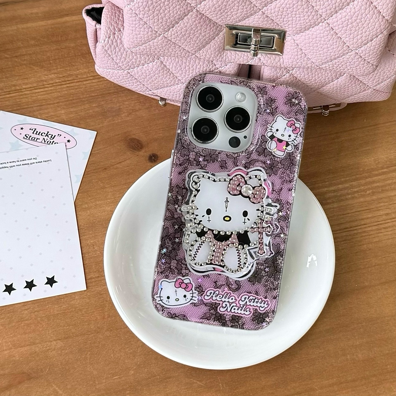 Retro leopardo estampado flor gato para Apple 15ProMax funda para teléfono móvil 16Pro soporte de diamante lateral 14/13 femenino 16