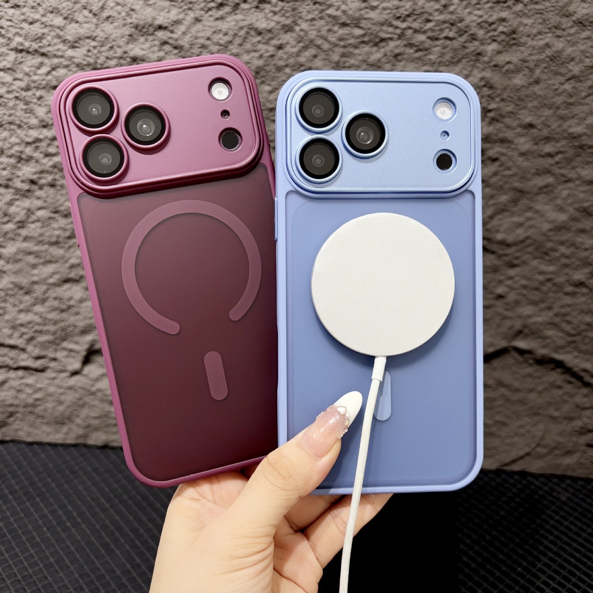 Funda Magnética para Celular para iPhone 17 / 18 Pro, PC, Mate, Anticaídas