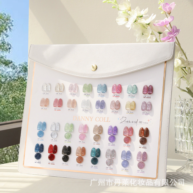 丹妮蔻N91山茶·花31色春夏冰透水润玉脂色N92碎钻星32色甲油胶