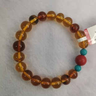 Natural Cretaceous Golden Amber Bracelet Golden Amber Amber Jewelry Jewelry Classy Gift Jewelry