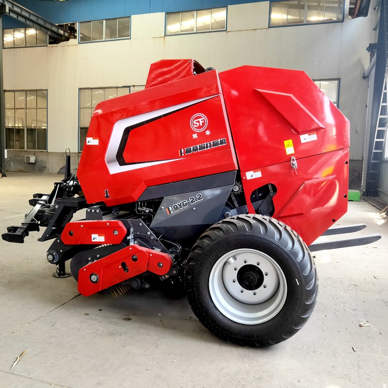 山东双丰牌秸秆粉碎圆捆牧草9YG-2.2型圆草打捆机捡拾机国家补贴