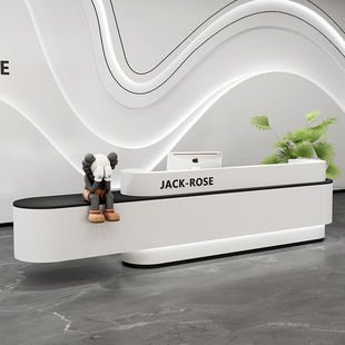 Simple Modern Cashier Beauty Salon Clothing Store Bar High-End Medical Beauty Hotel Company Front Desk Reception Desk Counter