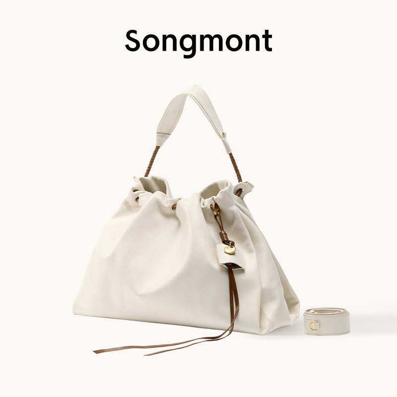 【ウェンチと同じスタイル】Songmont 山下裕松 バイナ トートバッグ 大容量 ゴミ袋 通勤 ホーボーバッグ|undefined
