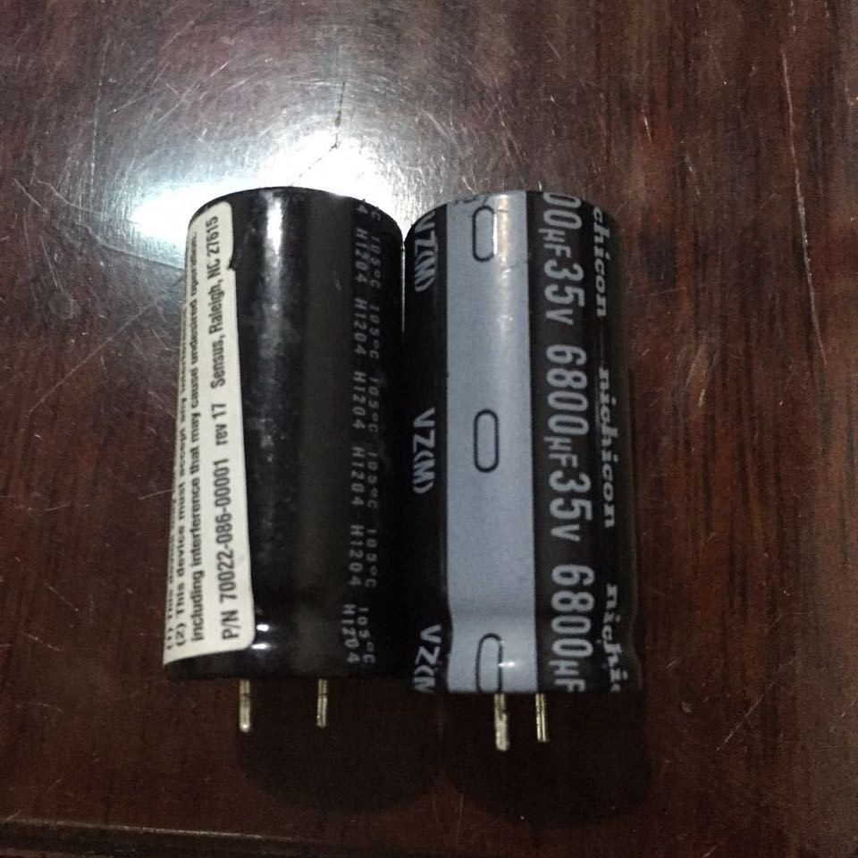 电容 引线脚 35v6800uf 20*40 拆机原装电解电容 电容器