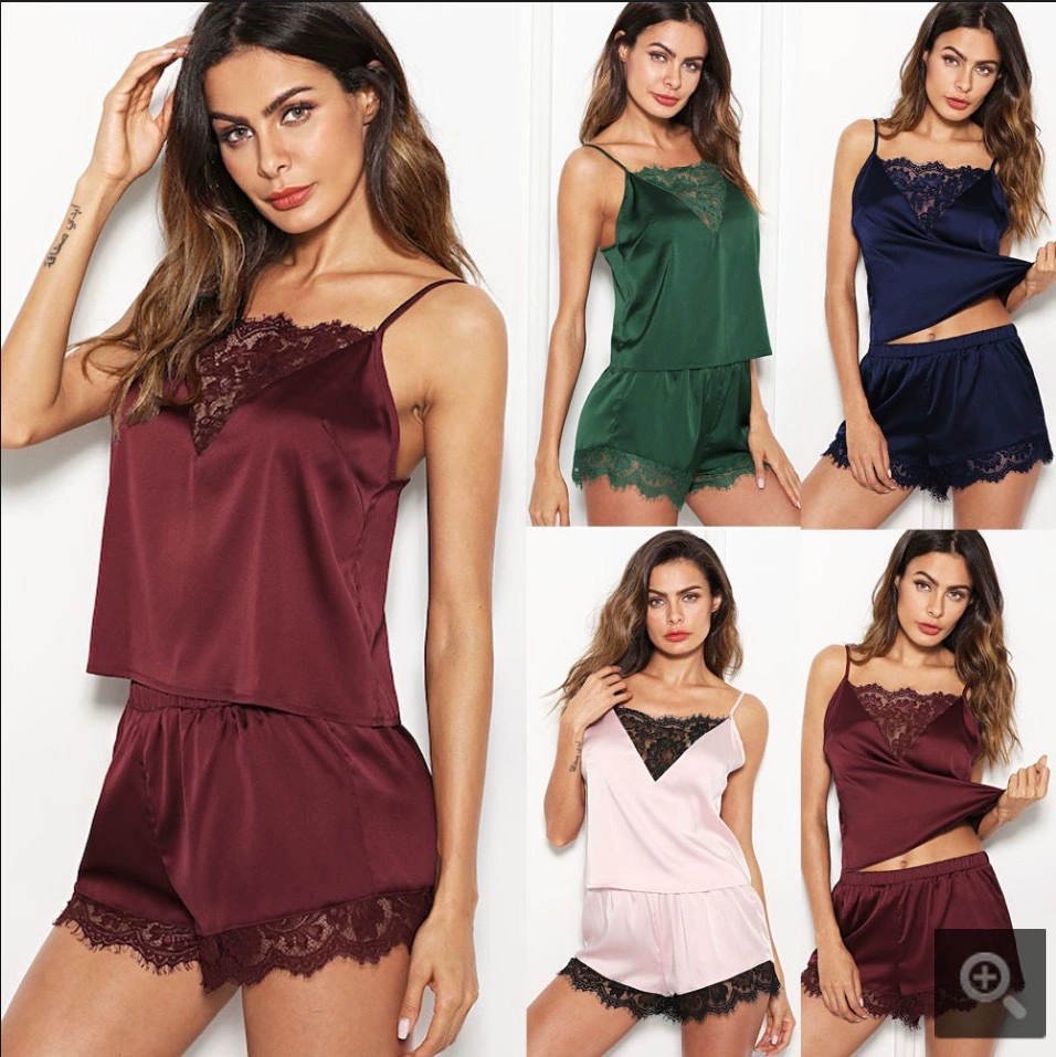 Новая внешнеторговая европейская и американская трансграничная пижама плюс размер комплект домашнего нижнего белья Amazon