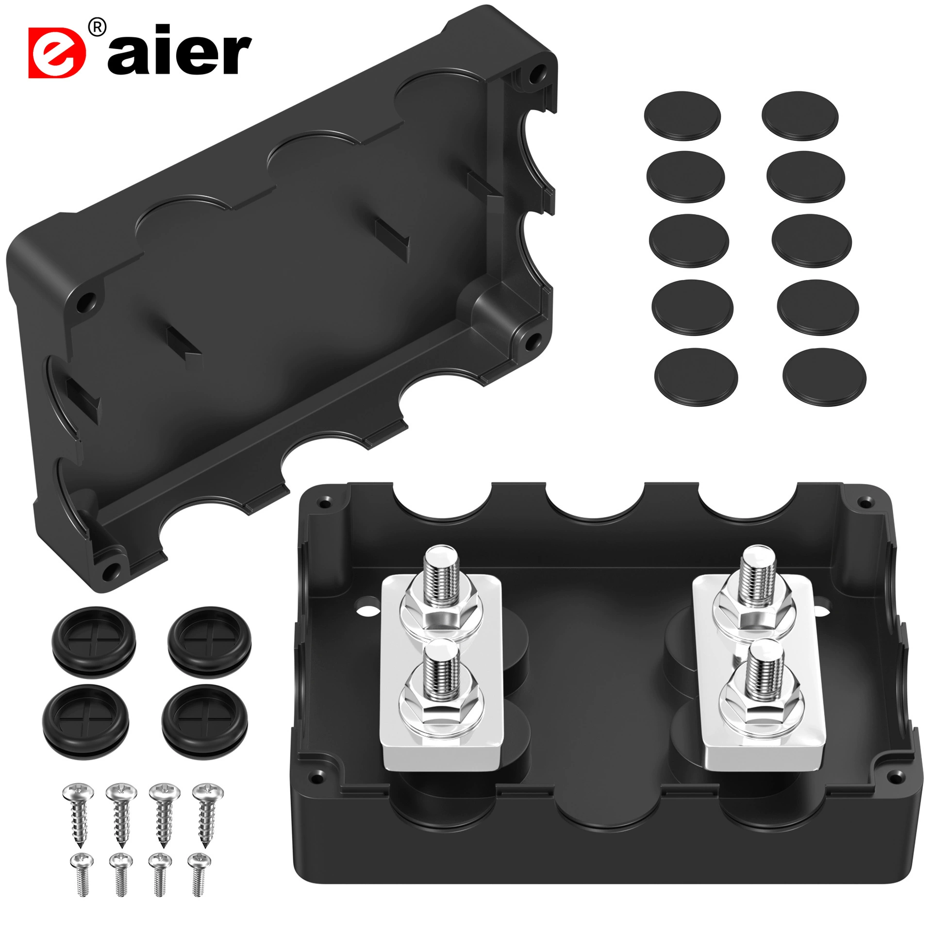 400A большой ток шины коробка 400A bus bar яхта автомобильная распределительная коробка 2-в-1