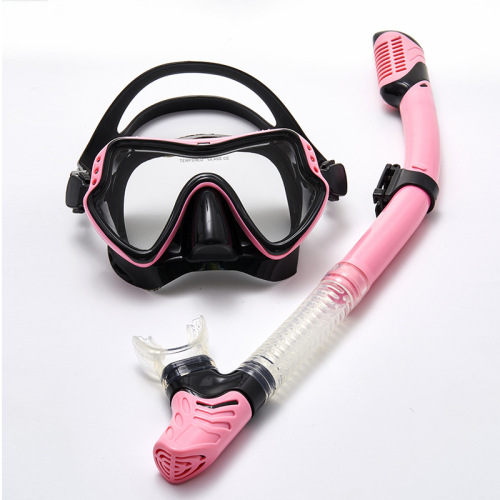 Dry snorkel diving mask for men and women, silicone swimming mask, full dry snorkeling set