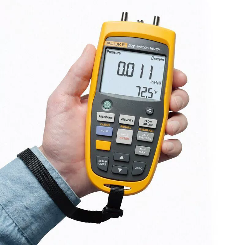 FLUKE Fluke F922 детектор расхода воздуха F922kit измеритель перепада давления анемометр измеритель объема воздуха