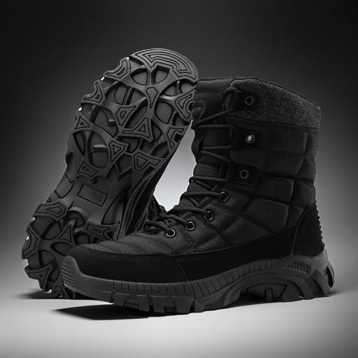 25 nuevas botas de combate transfronterizas de gran tamaño botas de senderismo al aire libre para hombres botas de campo altas botas militares tácticas de senderismo para hombres