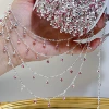 Pink diamond (thick silver, high color retention)