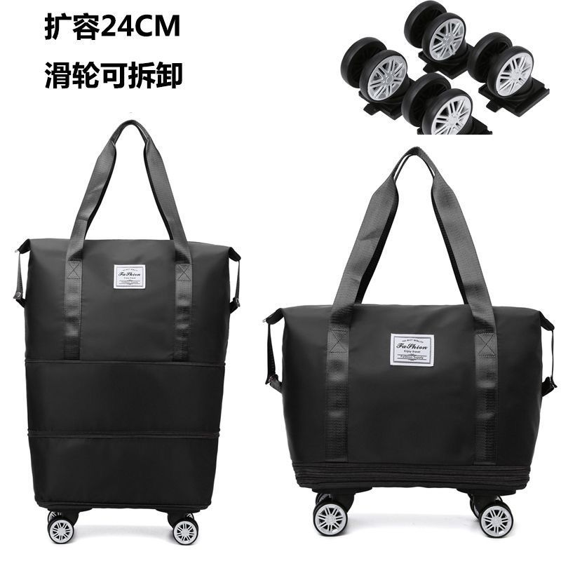 Bolsa de viaje de gran capacidad portátil de gran capacidad polea bolsa de equipaje impermeable en espera de producción bolsa de viaje de negocios corta distancia