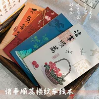Notebook, retro liner, laptop, book, for students, increased thickness