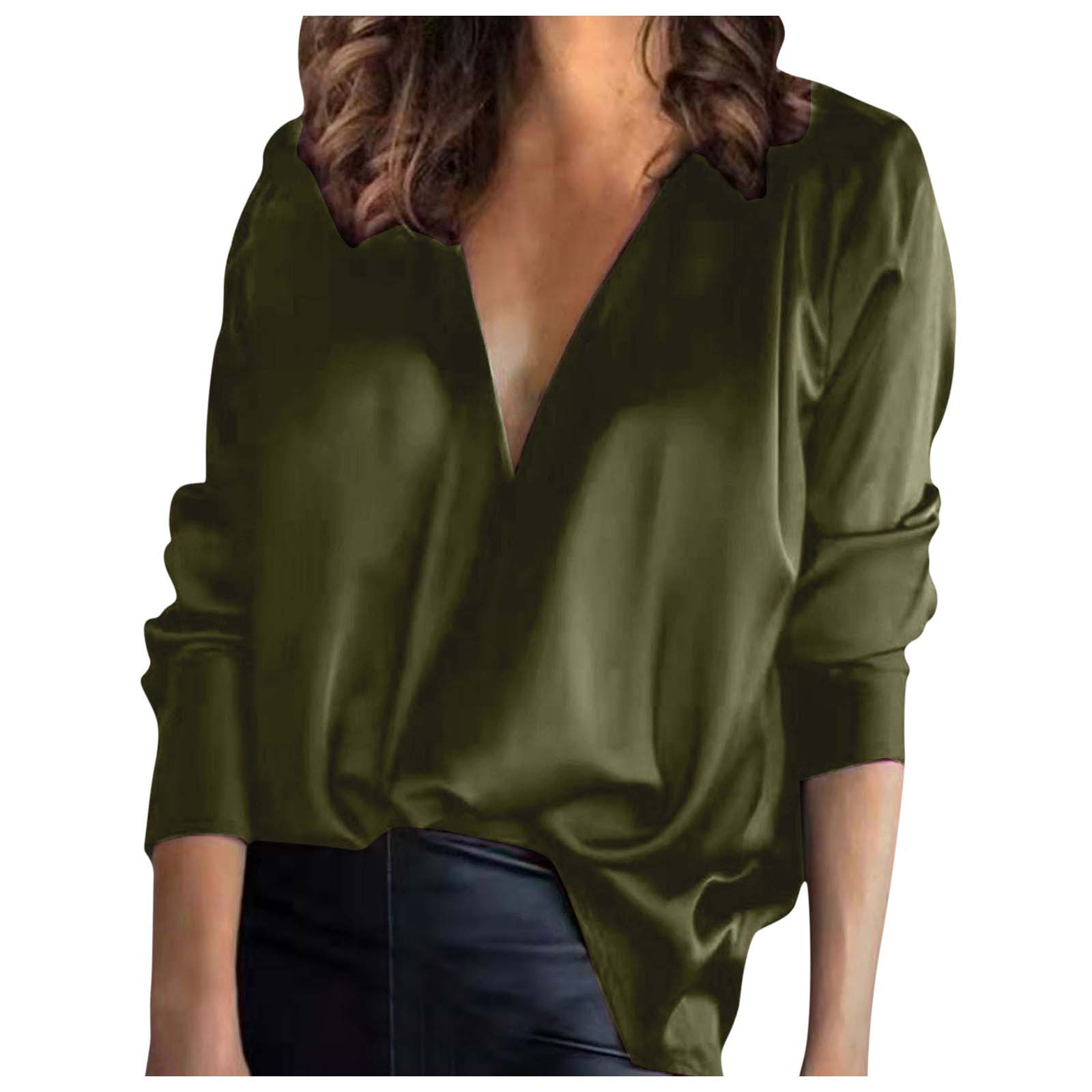 Women's Blouse Long Sleeve Blouses Casual Solid Color display picture 3