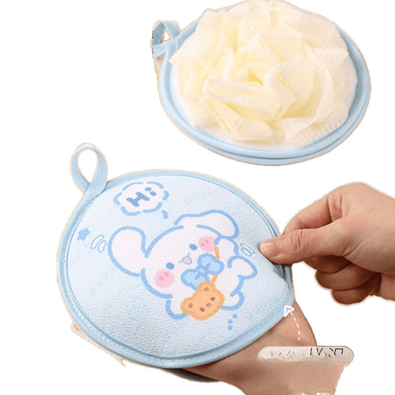Bolas de baño de dibujos animados para niños bolas de baño lápiz pequeña nueva toalla de baño 2 en 1 baño