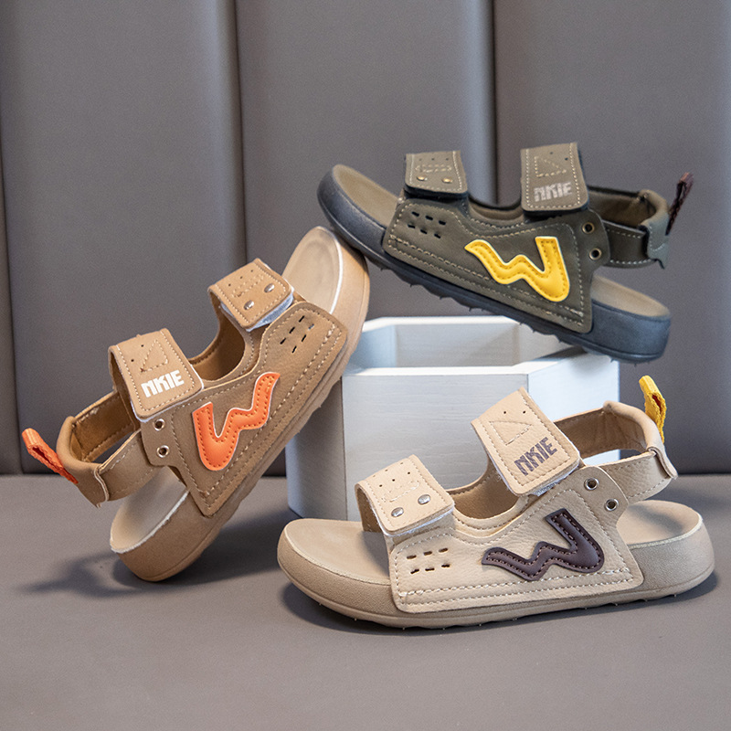 Sandalias para niños 2026 verano nuevo fondo suave sandalias para niños zapatos de playa resistentes al agua