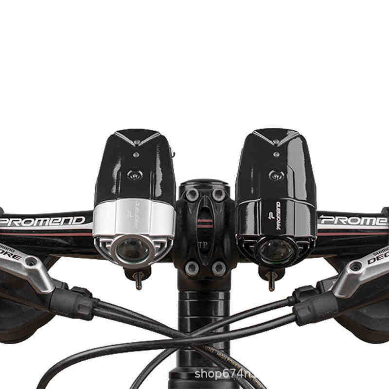 Promend sensor táctil bicicleta faro fuerte luz USB recargable linterna de montaña LED Riding equipo