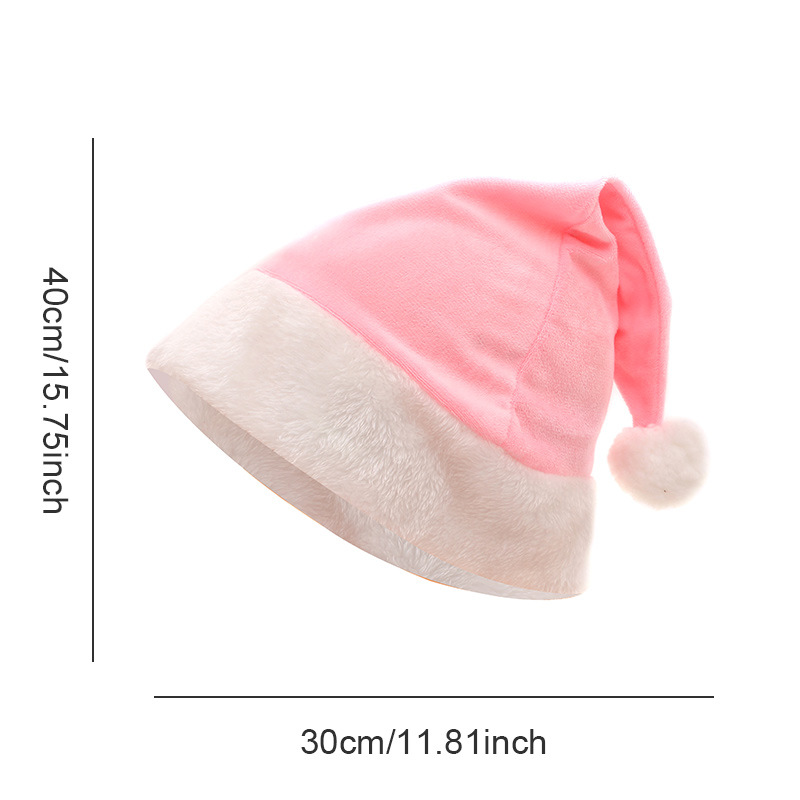 슈퍼 소프트 크리스마스 모자-핑크