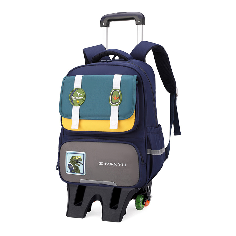 Nuevo pez natural para estudiantes de primaria, estudiantes de secundaria, bolsas de seis ruedas, escaleras de grado 234, niñas