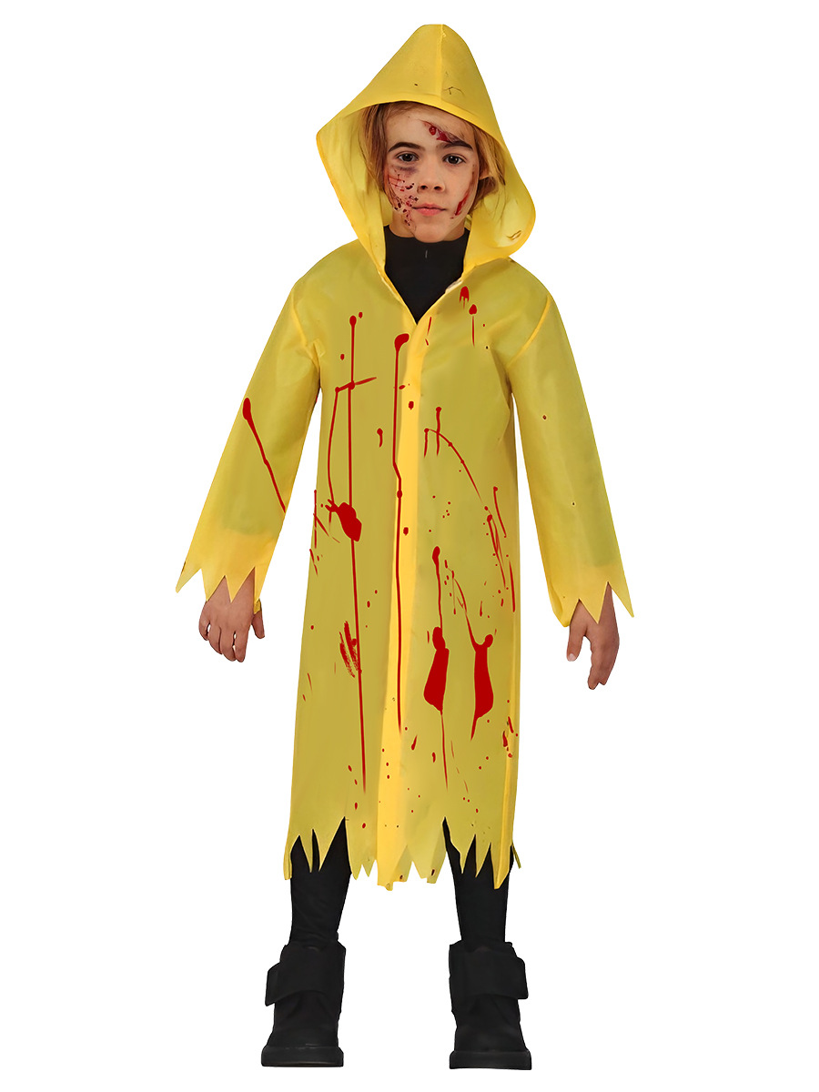 Manchas de sangre para niños de Halloween traje de rendimiento de una sola pieza para niños rendimiento de rol Distribución de disfraces de fiesta al por mayor
