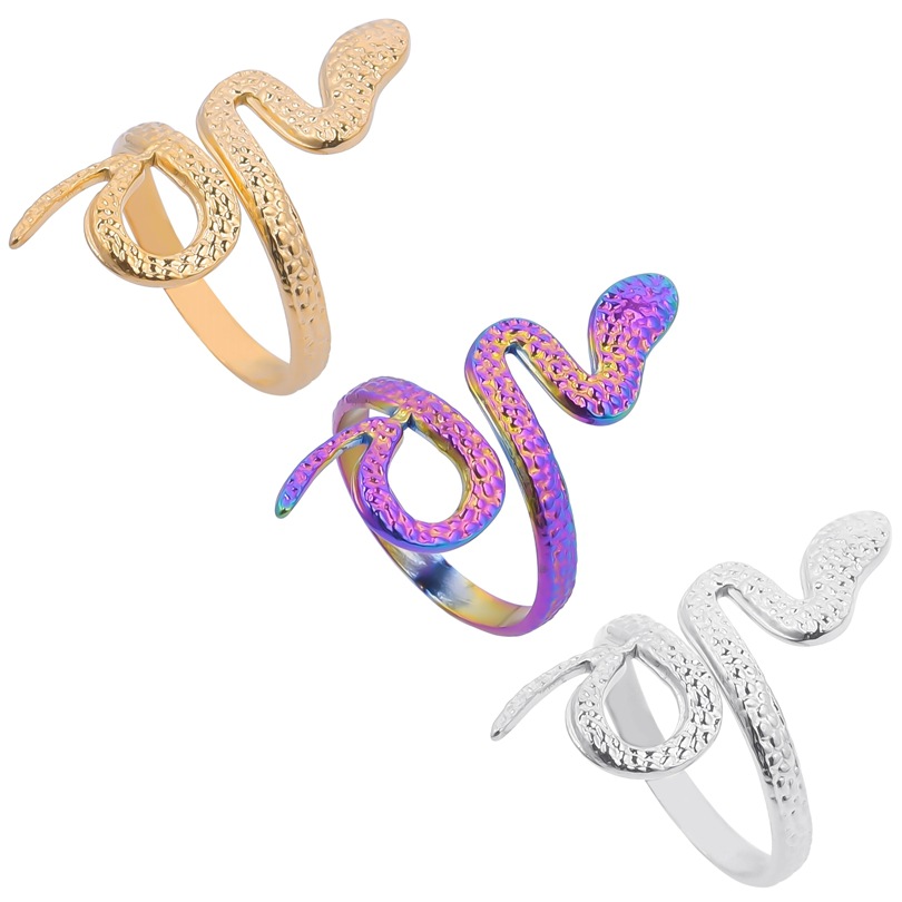 1 Piece Simple Style Snake Metal Wholesale Rings display picture 1