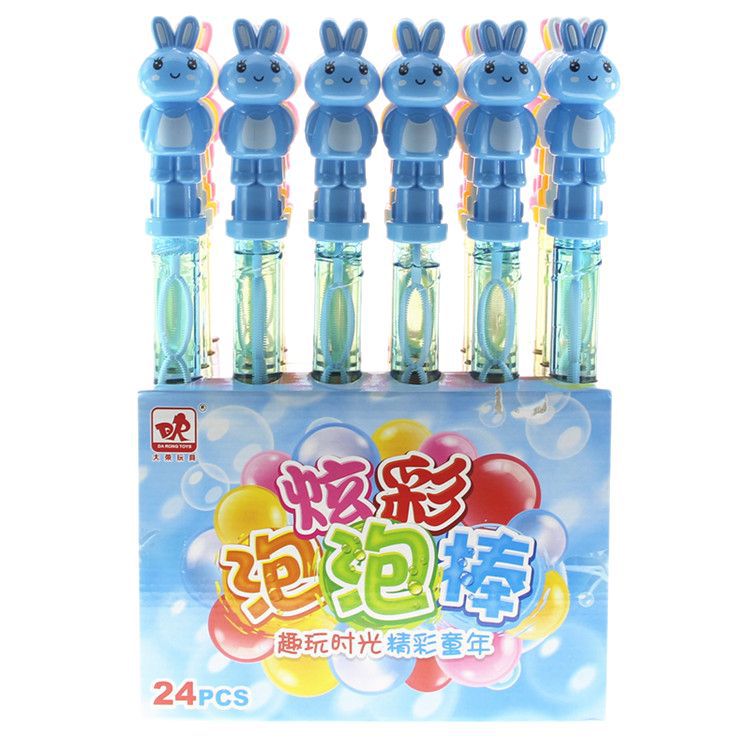 Palo de burbujas grande de doble capa para niños, juguete popular de feria, suministro directo de fábrica al por mayor