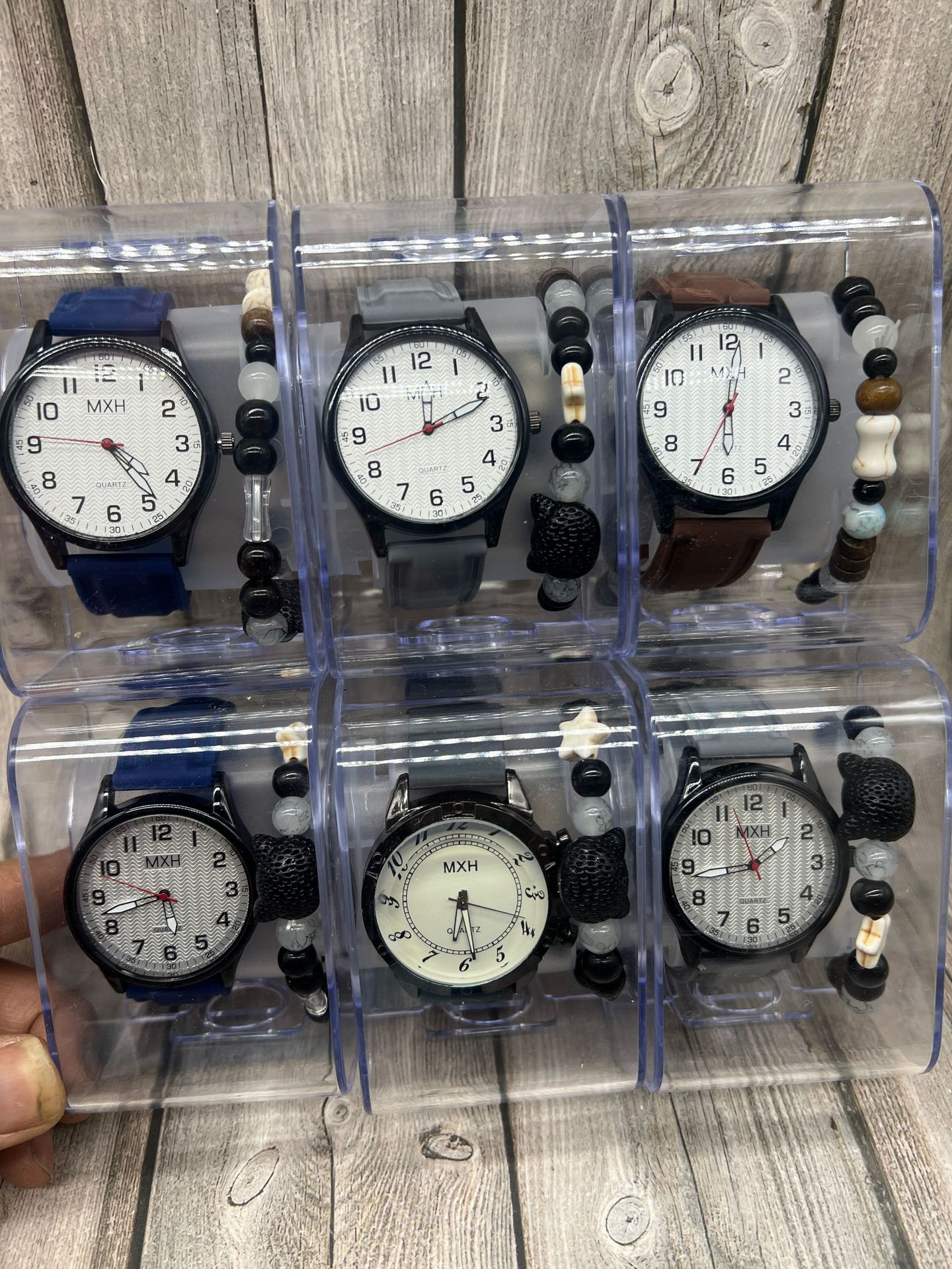 Reloj de cuarzo nuevo reloj electrónico LED coreano simple reloj de estudiante caja de plástico transparente reloj gran cantidad Congyo