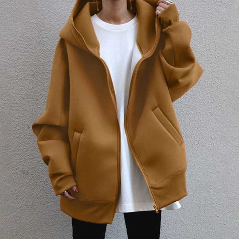 Women's Hoodie Long Sleeve Hoodies & Sweatshirts Casual Solid Color display picture 3