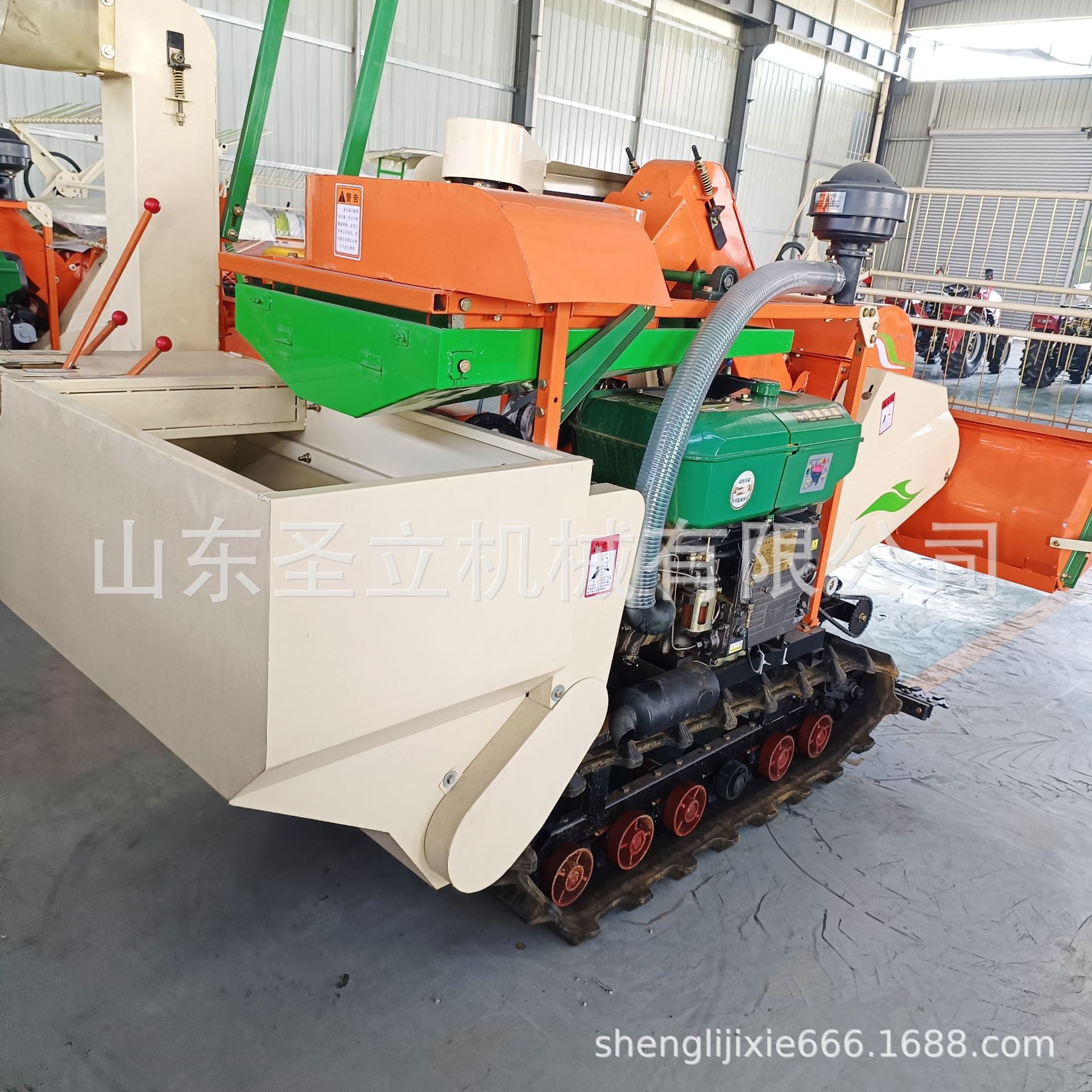 水稻联合收割机28马力收割脱粒大豆小麦一体二次筛选脱粒机