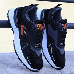 Fashionable men's casual shoes low-top shallow mouth sports casual men's shoes mesh breathable running shoes foreign trade men's trendy shoes