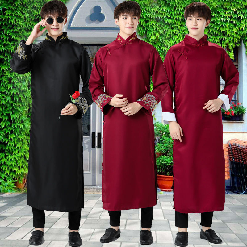 連れ合い服中国式ウェディングドレス中国風兄弟団服結婚式漫才服大衣連れ合い服森昇|undefined
