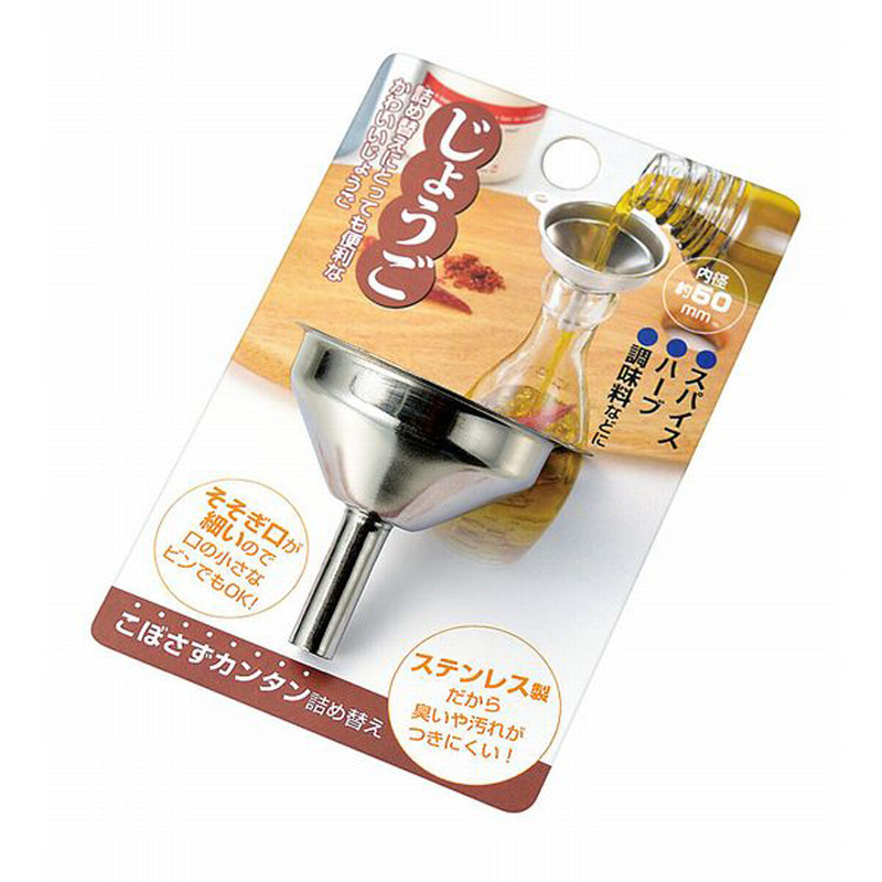 日本echoステンレス漏斗家庭用キッチンフィルタ給油漏斗小口径ミニ逆酒分注器|undefined