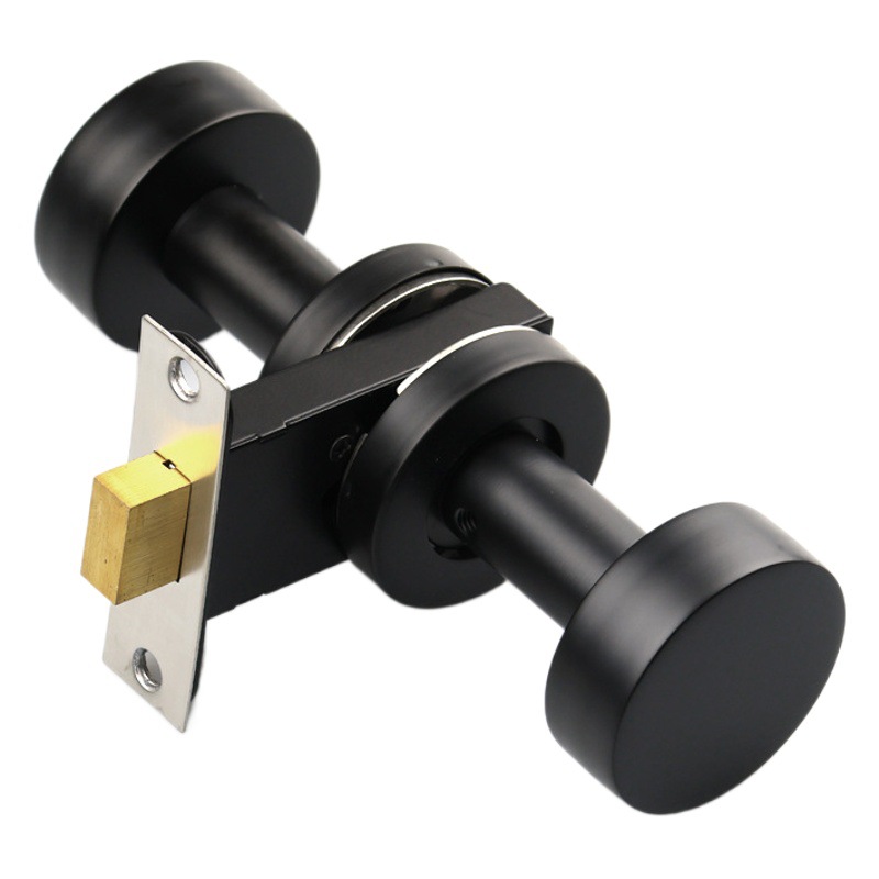 Puerta invisible, rosca redonda, cerradura de puerta oculta, puerta del dormitorio, manija de la sala de estar, cerradura de puerta de un solo lado, cerradura de bola redonda 304 de acero inoxidable