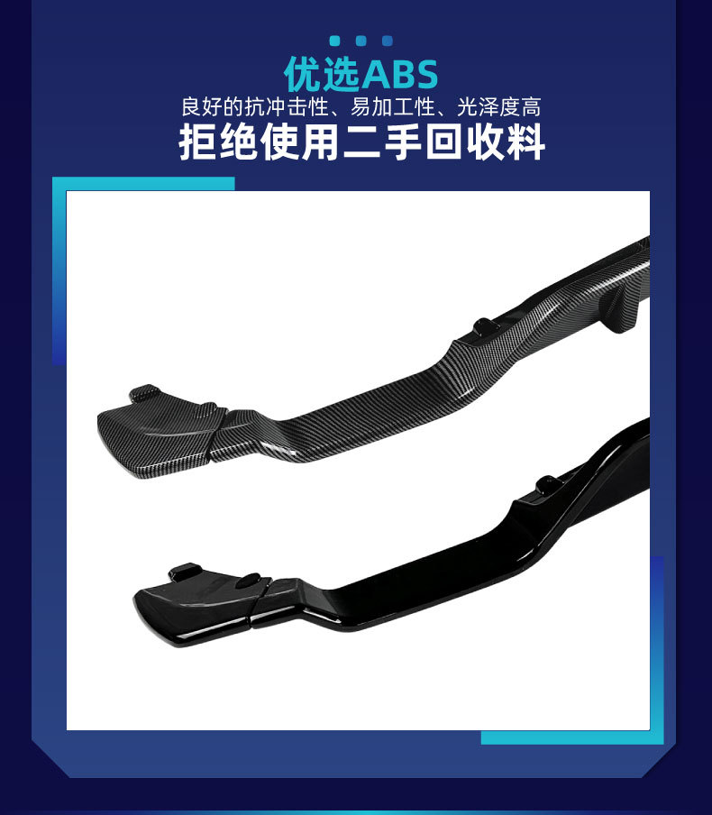 Suitable for BMW X3 G01 M Sport early-stage sports version rear lip spoiler cross-border modification parts