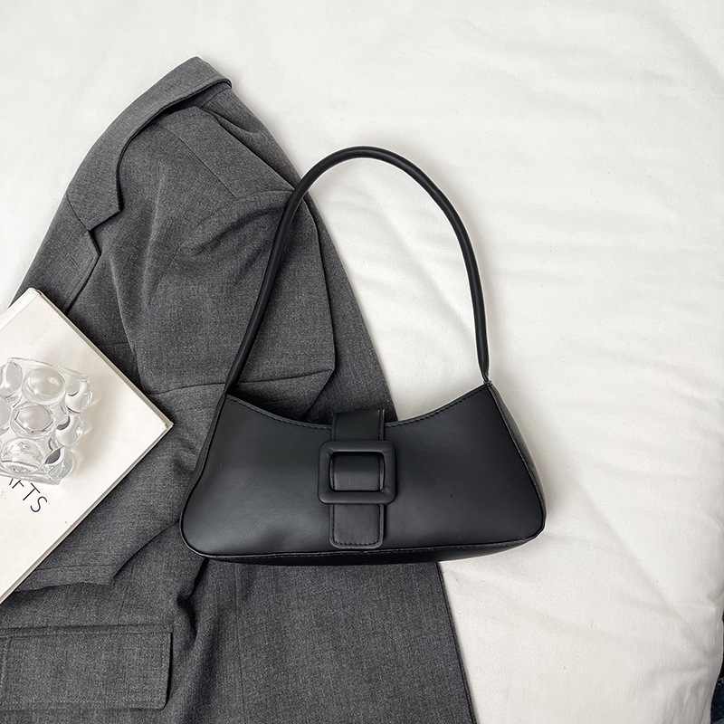 Bolso de mano 2024 bolso de otoño para mujer nuevo estilo estilo occidental bolso de axila simple moda casual retro bolso de un solo hombro