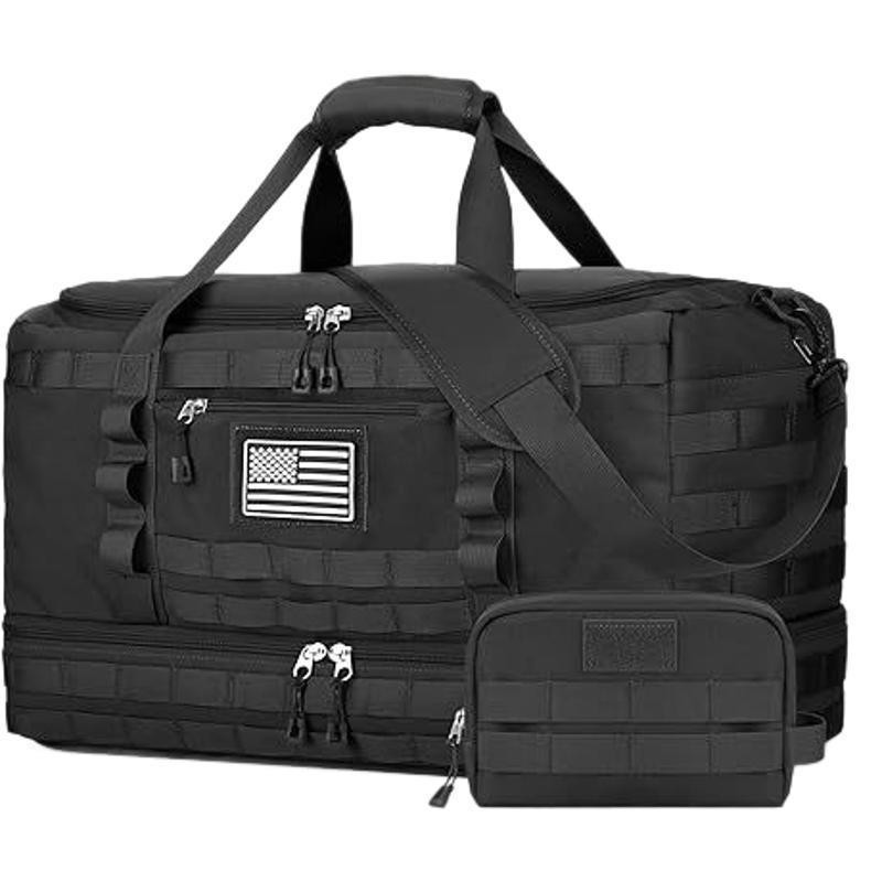 Bolsa de almacenamiento de camuflaje de gran capacidad mochila diagonal portátil al aire libre 600D bolso deportivo Oxford 106L