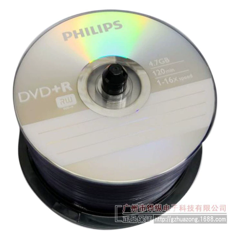 Неподдельные товары Филипс DVD-R КД ДВД + Р 16 КС 4,7 г КД 50