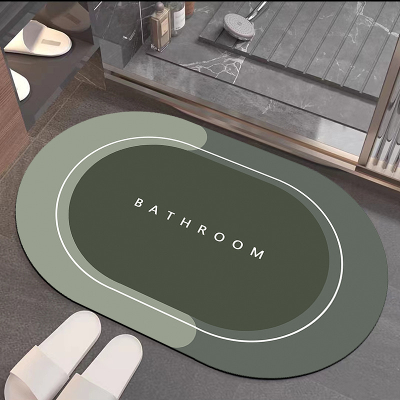 진한 녹색 BATHROOM-타원형 SY