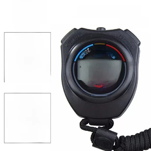 808 Stopwatch Timer Two Running Watch Referee Sports Fitness Equipment Digital Watch Waterproof Digital Stopwatch