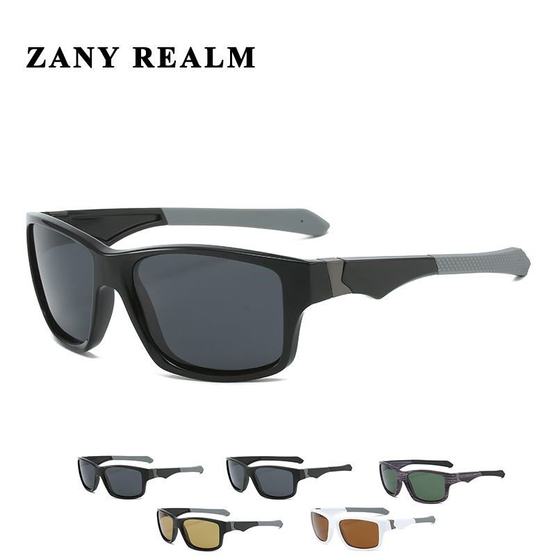 Nuevos deportes de los hombres polarizados transfronteriza gafas de sol deportivas británica simple casual gafas de sol cuadradas fabricante en stock