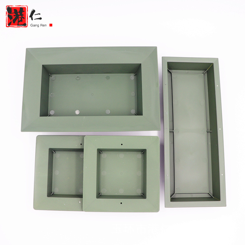Supply Korean style flower box plastic rectangular flowerpot meeting table table flower wedding flower shop supplies Florist flower arrangement