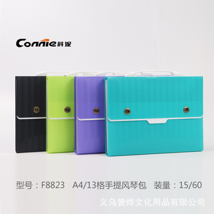 Connie OrgAn BAg PP SAtchel Folder LArge CApAcity File BAg A4 Multi-lAyer Student Test PAper StorAge BAg F8818