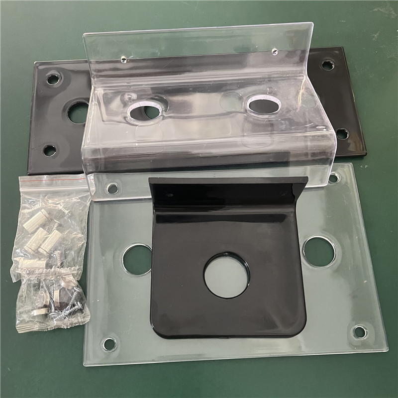 角阀展板水龙头单孔二三联样品展示挂板台板固定座配螺丝现货速发|ms