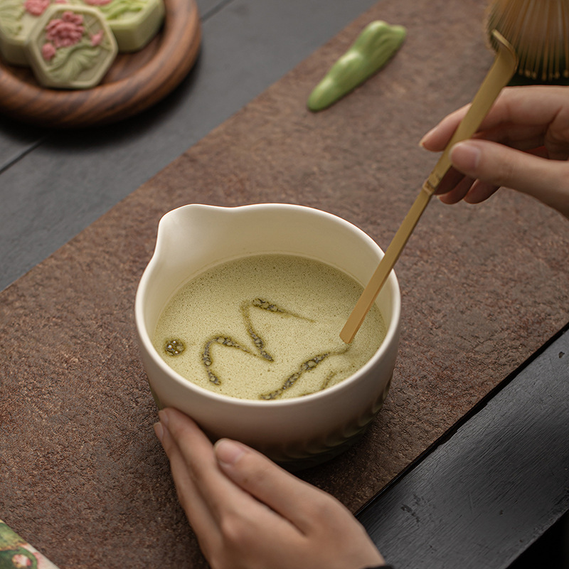 古陶炫风抹茶四件套陶瓷打茶工具宋代茶百戏茶碗茶筅百本立点茶道|undefined